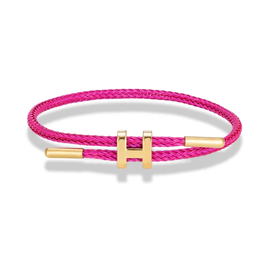 Bracelet Duo Cordon Arc-en-Ciel