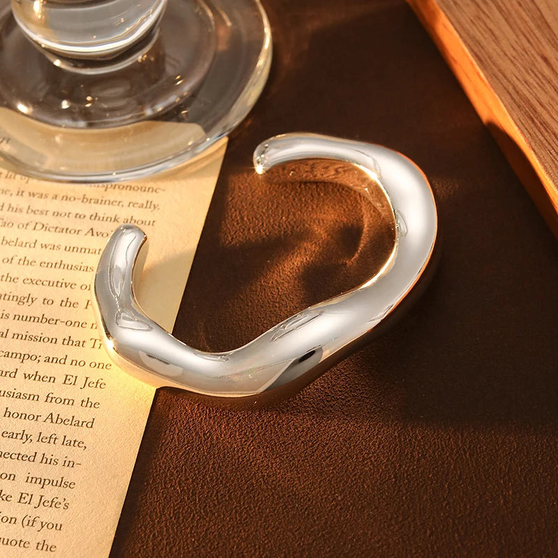 Irregular Rock Cuff Bracelet