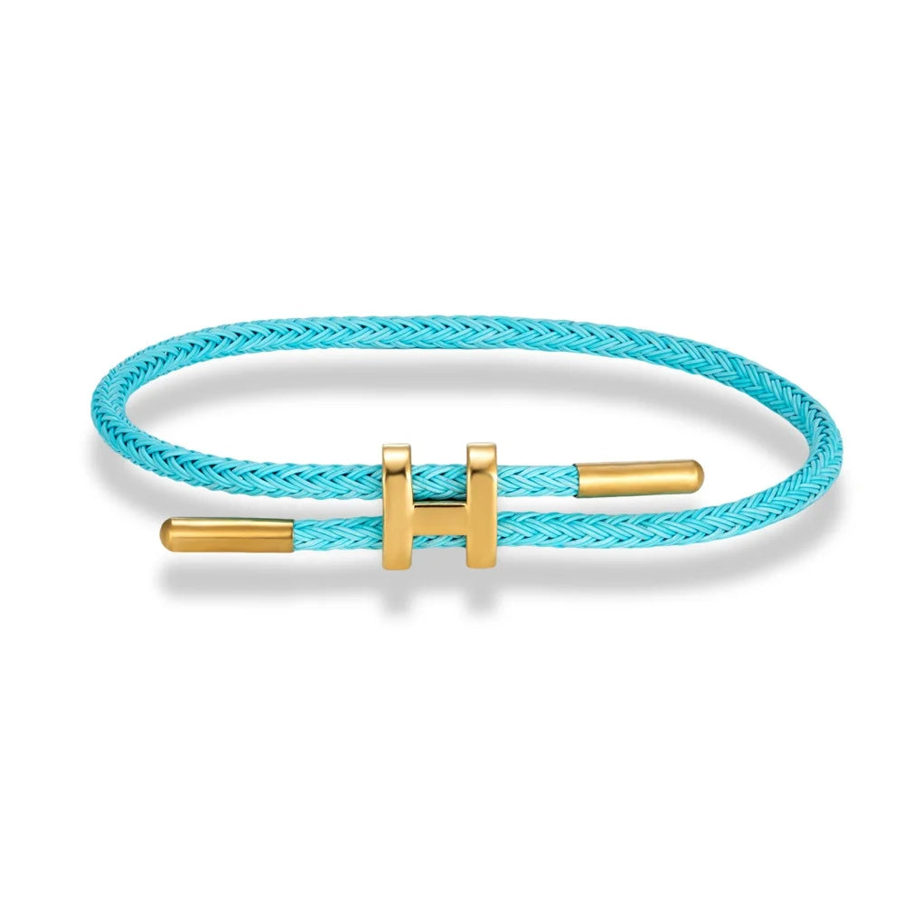 Bracelet Duo Cordon Arc-en-Ciel