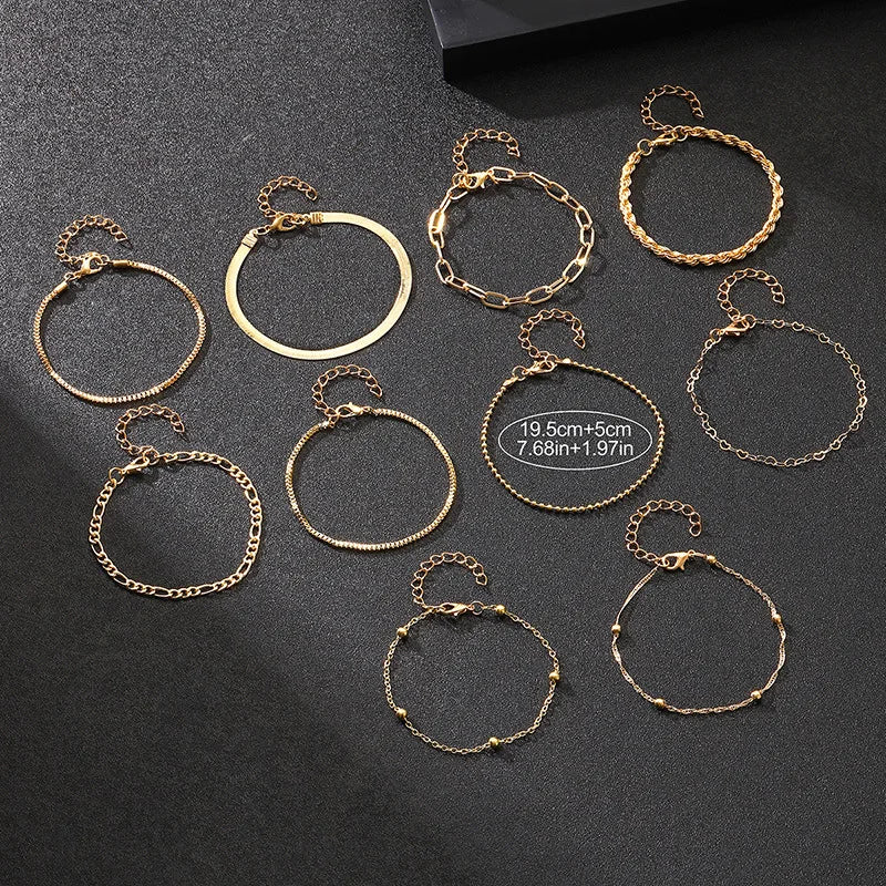 Multi-Strand Bracelets with Layering Effect