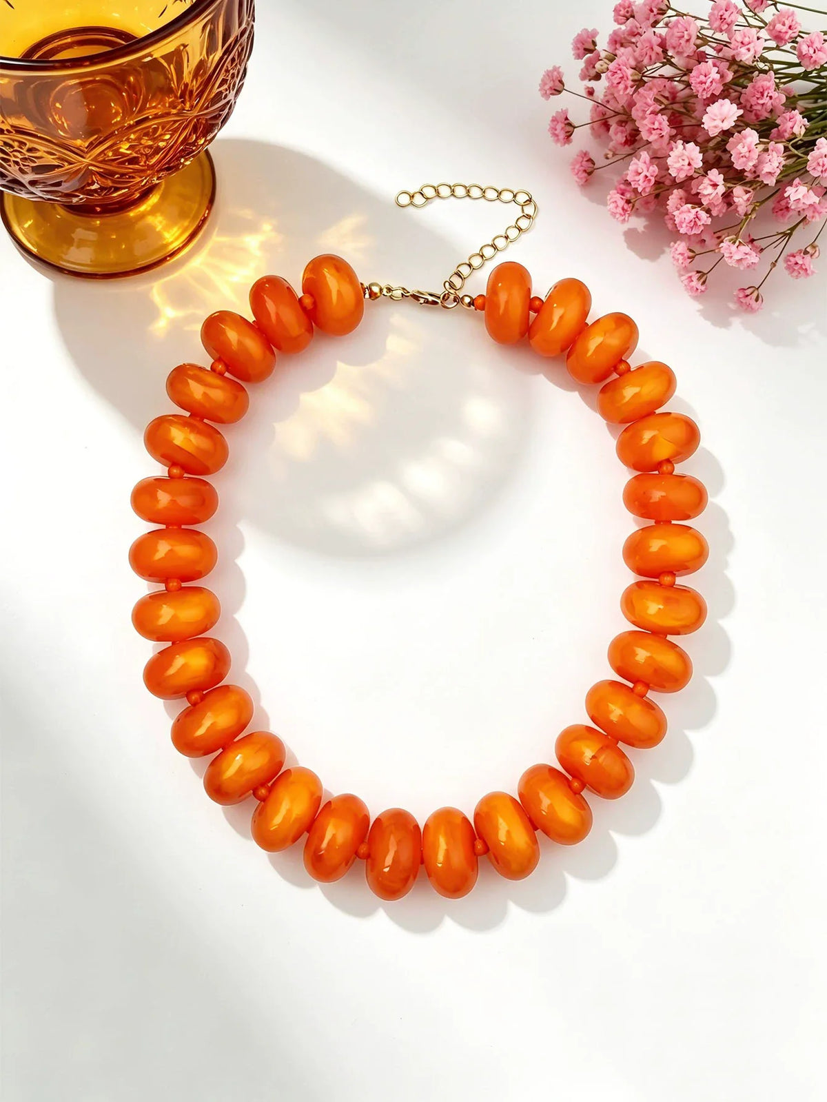 Dopamine Colorful Pearl Necklace