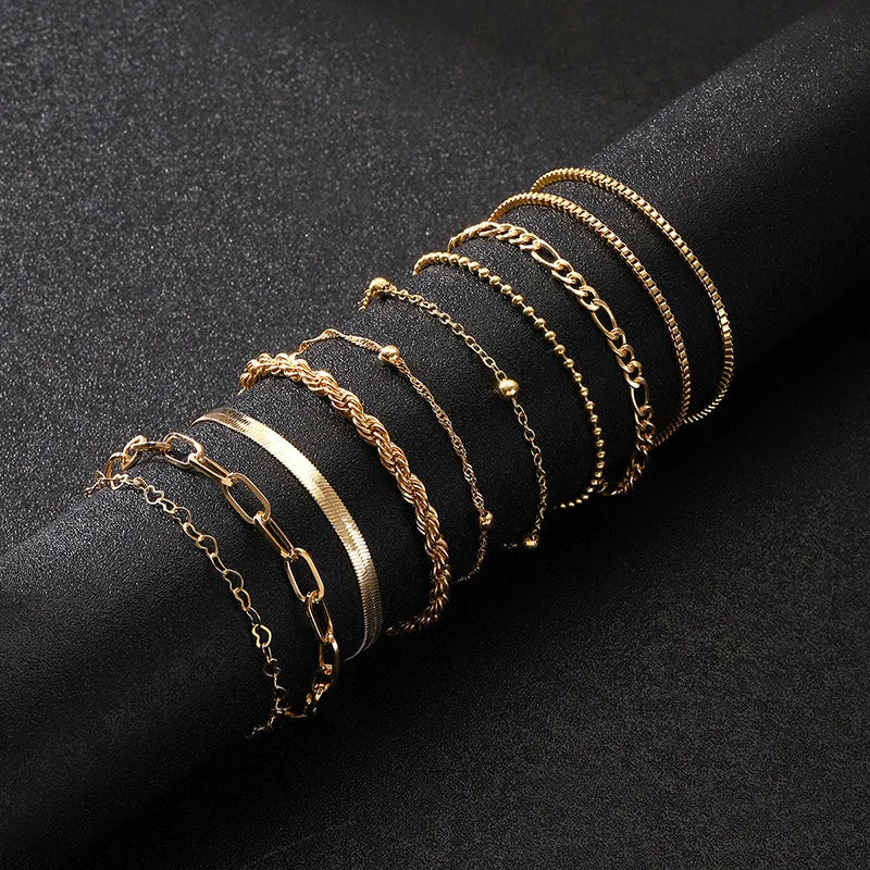 Multi-Strand Bracelets with Layering Effect
