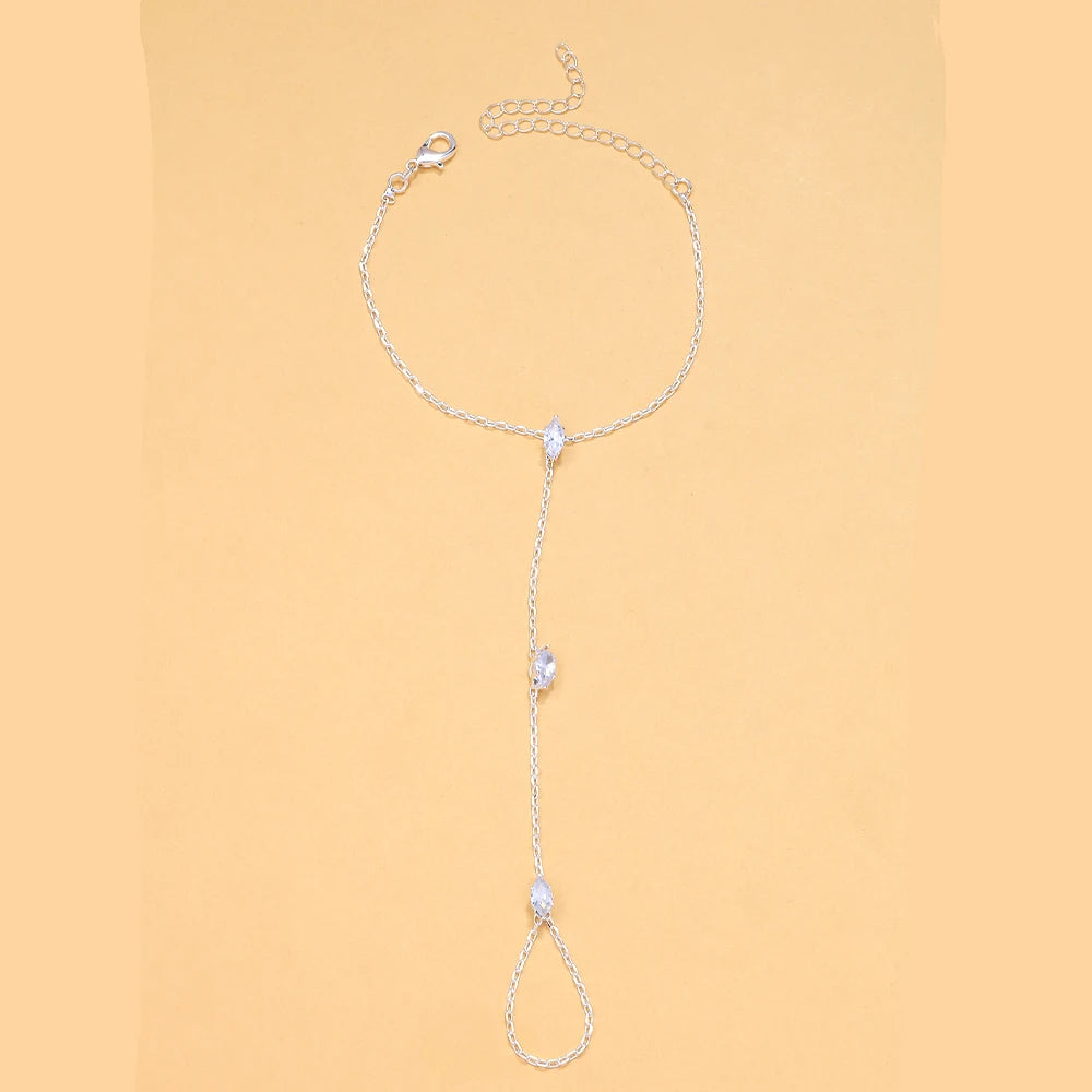 Geometric Bohemian Crystal Bracelet