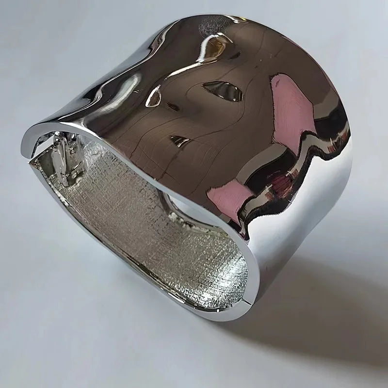 Asymmetrical Punk Cuff Bracelet
