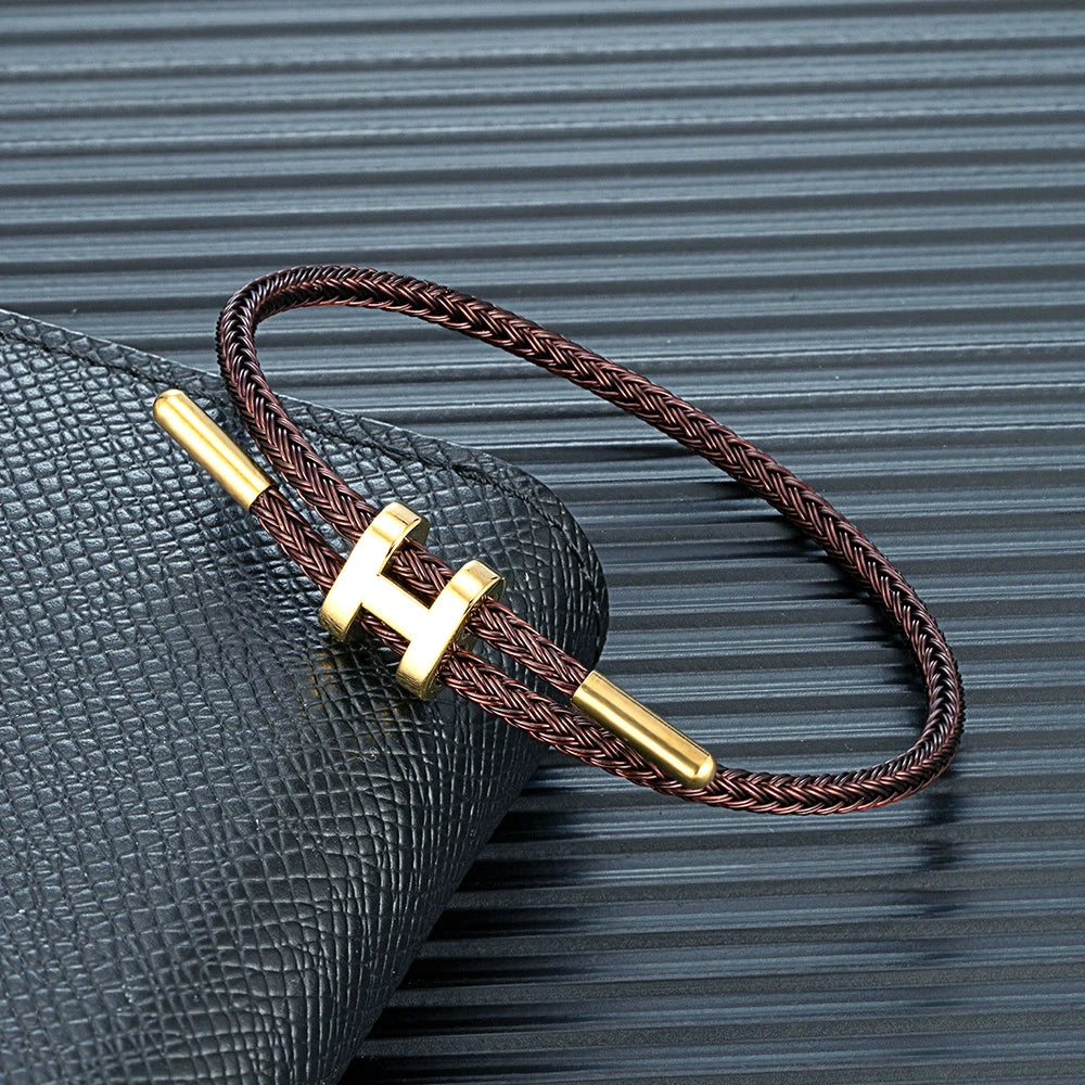 Bracelet Duo Cordon Arc-en-Ciel