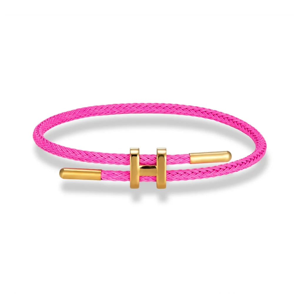 Bracelet Duo Cordon Arc-en-Ciel