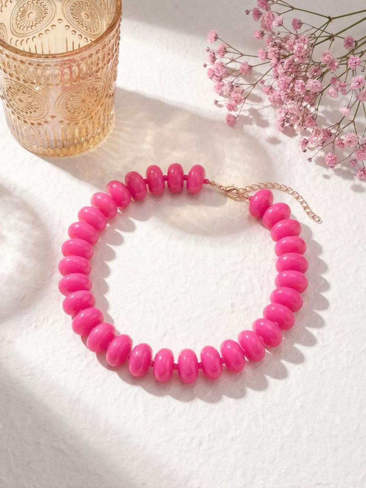 Dopamine Colorful Pearl Necklace