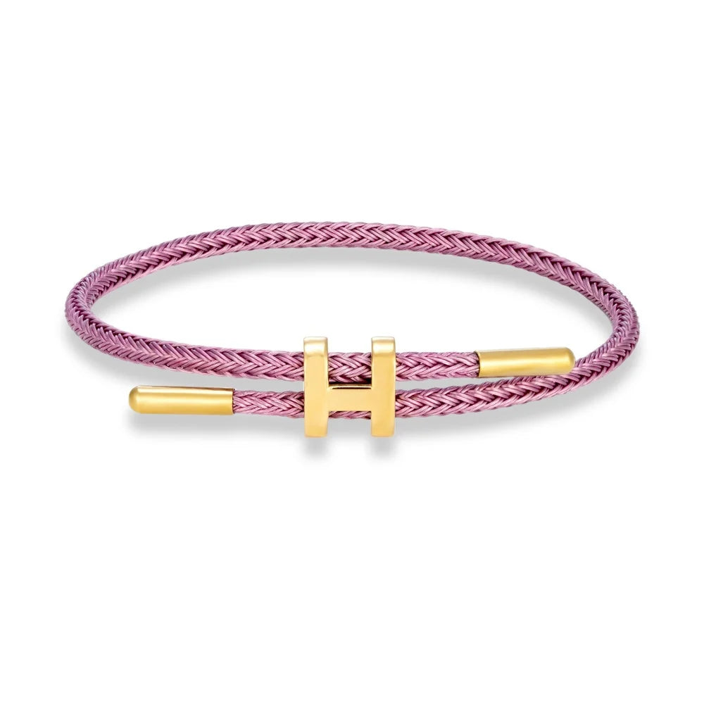 Bracelet Duo Cordon Arc-en-Ciel