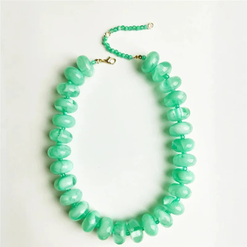 Dopamine Colorful Pearl Necklace