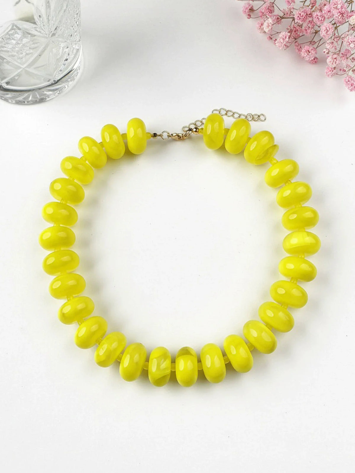 Dopamine Colorful Pearl Necklace