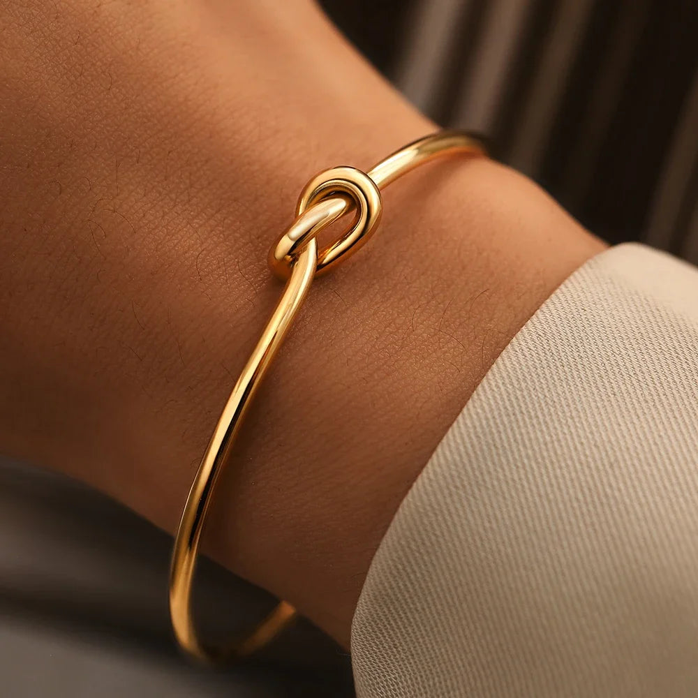 Twisted Stainless Steel Bracelet