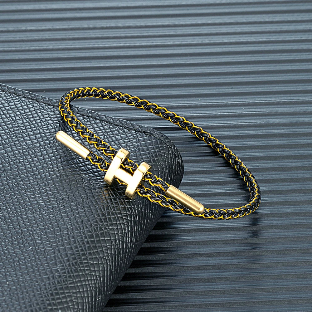 Bracelet Duo Cordon Arc-en-Ciel