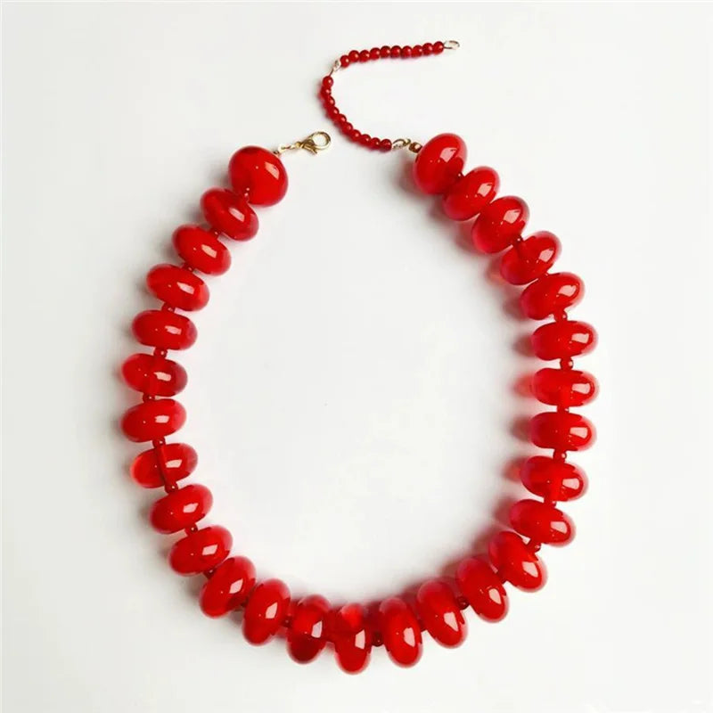 Dopamine Colorful Pearl Necklace