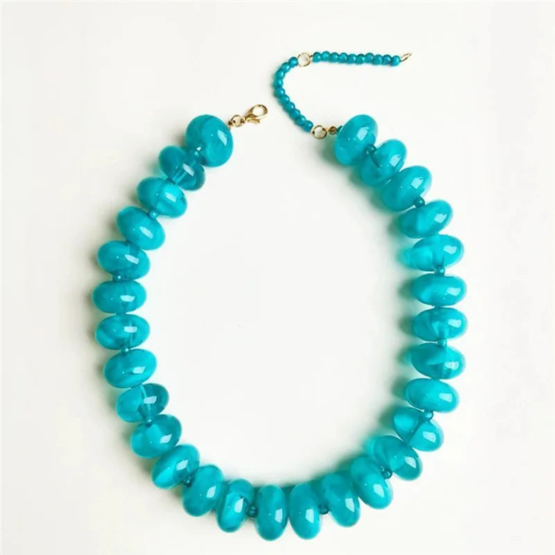 Dopamine Colorful Pearl Necklace
