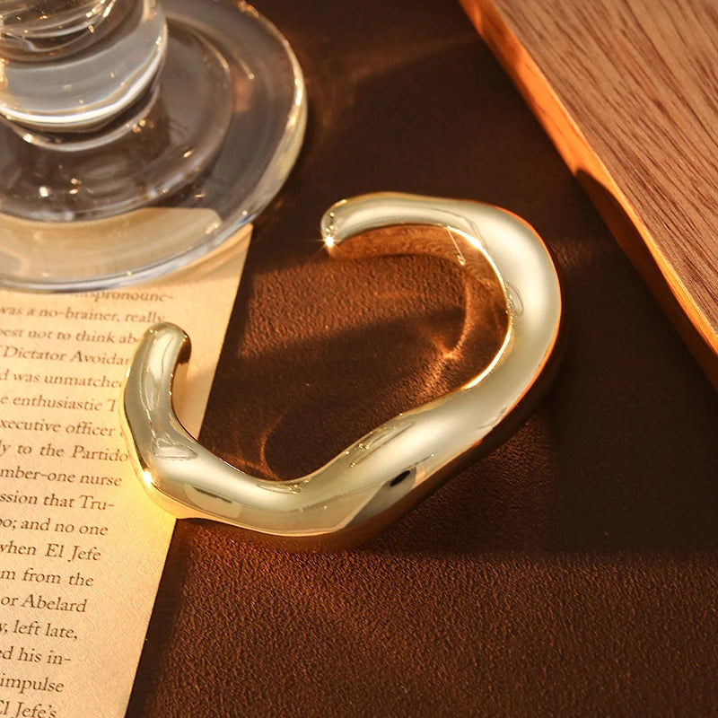 Irregular Rock Cuff Bracelet