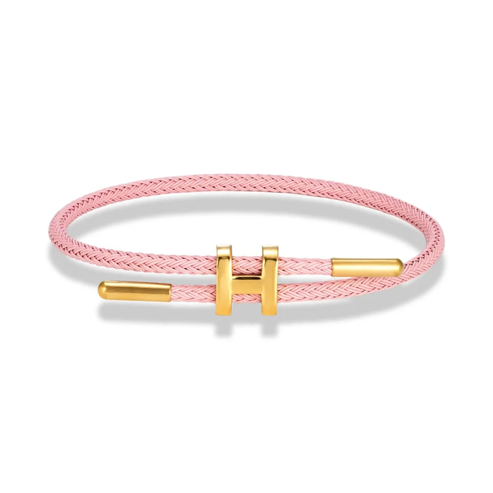 Bracelet Duo Cordon Arc-en-Ciel